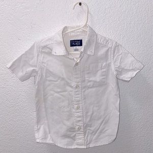The childrens place white button down shirt size 3T